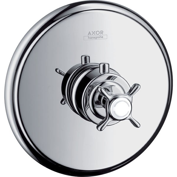 Hansgrohe AXOR Montreux Highflow Thermostat Unterputz Fertigset, nickel gebürstet 16815820