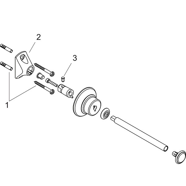 Hansgrohe AXOR Montreux Reservepapierhalter, nickel gebürstet 42028820