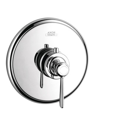 Hansgrohe AXOR Montreux Thermostat Unterputz Fertigset mit Hebelgriff, nickel gebürstet 16823820
