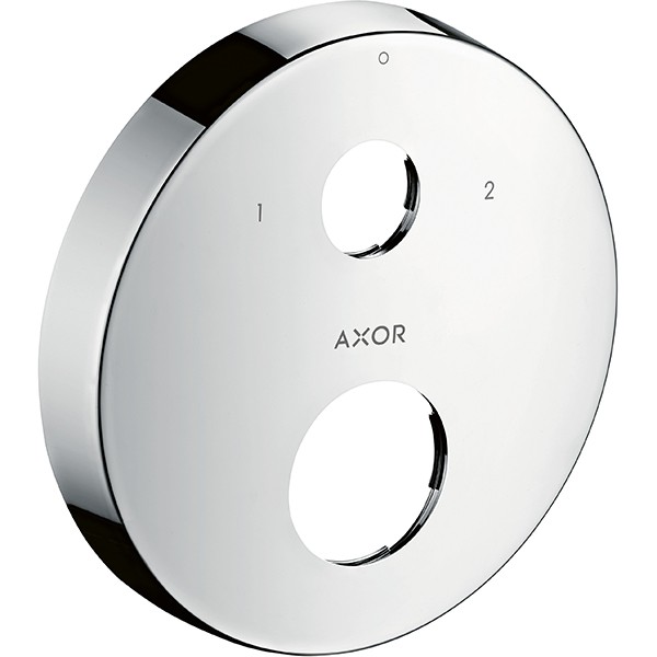 Hansgrohe AXOR Verlängerungsrosette, 2-Loch, 0-1-2, nickel gebürstet 14962820
