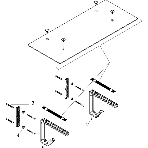 Hansgrohe Badetuchablage Axor Universal Accessories chrom