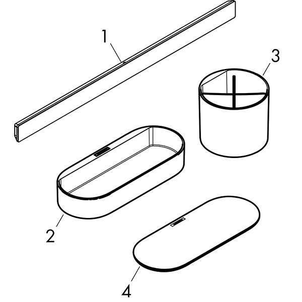 Hansgrohe Badezimmerset WallStorismattschwarz