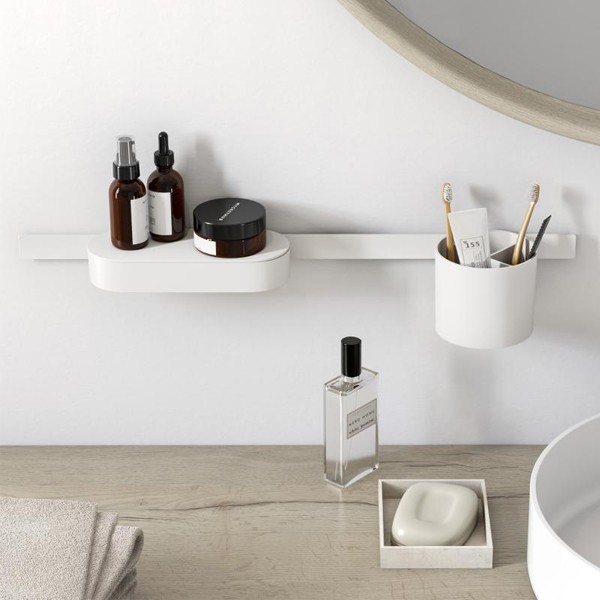 HG Badezimmerset WallStoris mattweiss