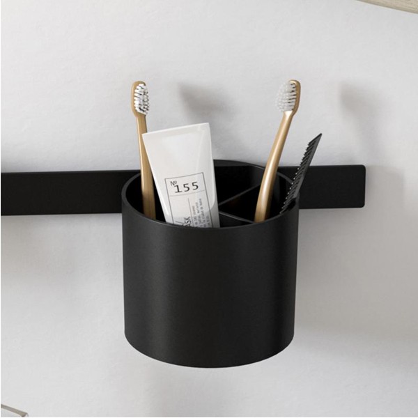 HG Becher WallStoris mattschwarz  
