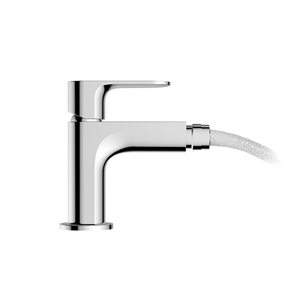 Hansgrohe Bidetmischer Rebris S mit Zugstangen-Ablaufgarnitur chrom