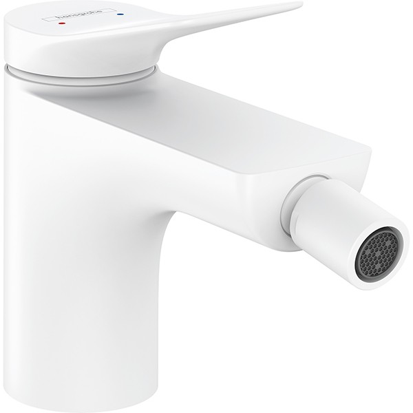Hansgrohe Bidetmischer Vivenis m.Zugstangen-Ablaufgarnitur mattweiss
