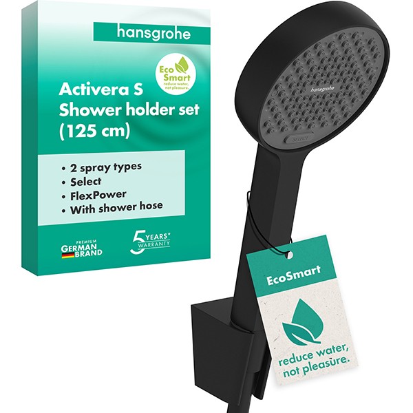 Hansgrohe Brausehalterset Activera Select S  95 2jet EcoSmart Schlauch 1250mm MSW