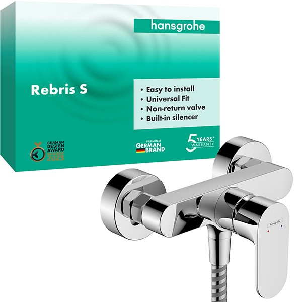 Hansgrohe Brausemischer Aufputz Rebris S chrom 