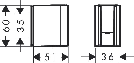 Hansgrohe Brausenhalter Axor ONE chrom  