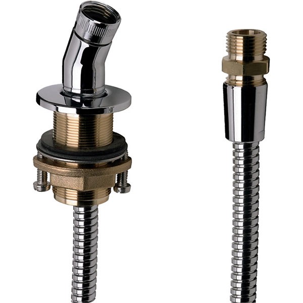 Hansgrohe Brausenhalter mit Schlauch 2000mm chrom für Wannenrand