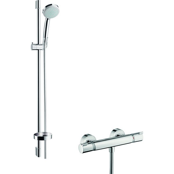 Hansgrohe Brausenkombi Croma 100 Vario/Ecostat Comfort und Unica'C 900mm