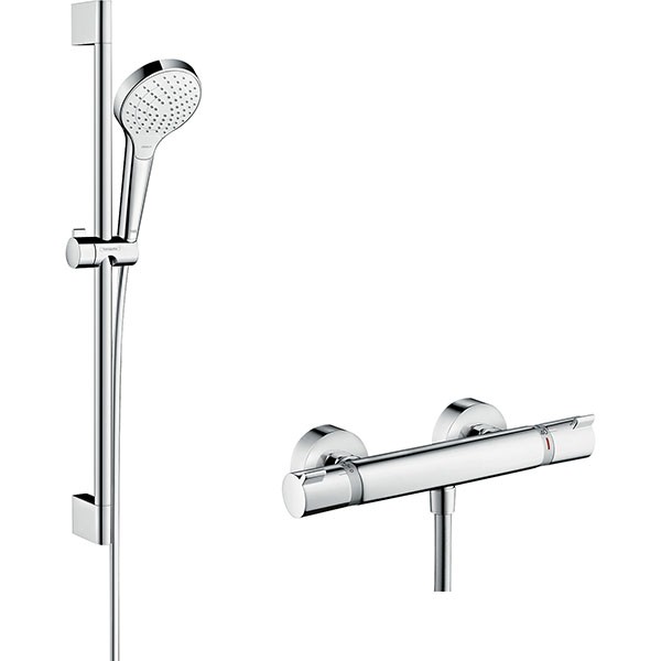 Hansgrohe Brausenkombi Croma Select S Vario/ Ecostat Comfort Unica Crometta 650mm