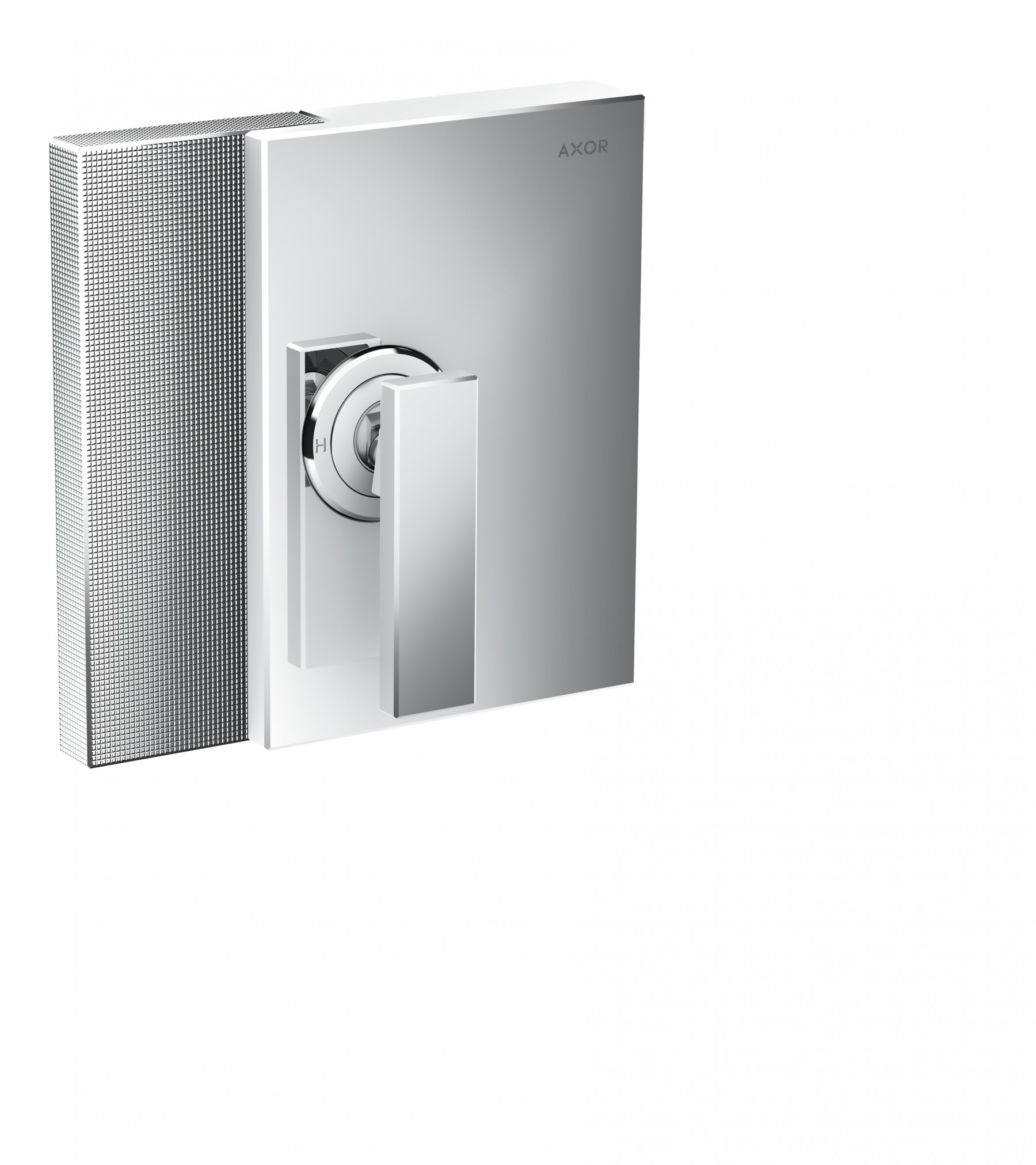 Hansgrohe Brausenmischer Unterputz Axor Edge Fertigset Diamantschliff chrom