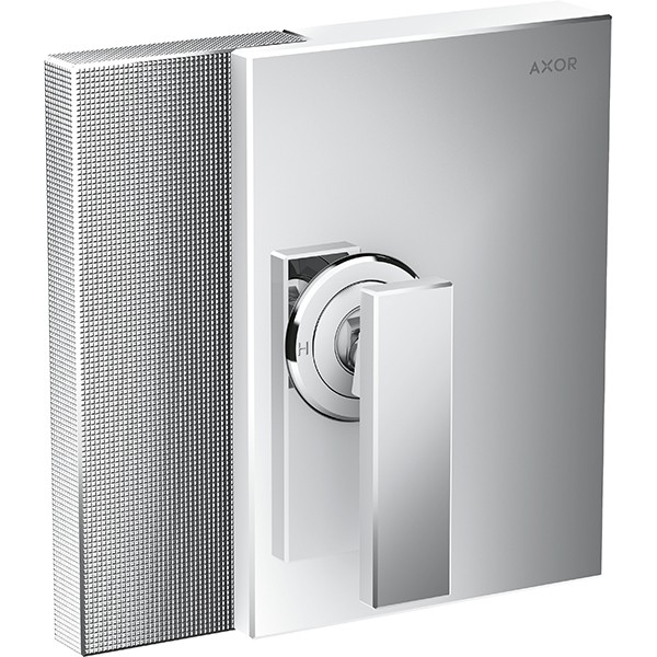 Hansgrohe Brausenmischer Unterputz Axor Edge Fertigset Diamantschliff chrom