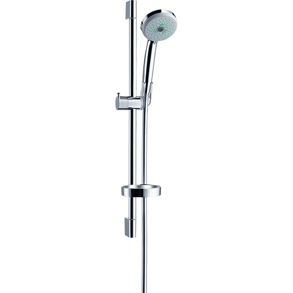 Hansgrohe Brausenset Croma 100 Multi/Unica'C 650mm chrom mit Cassetta Seifenschale