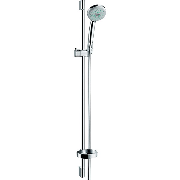 Hansgrohe Brausenset Croma 100 Multi/Unica'C 900mm chrom mit Cassetta Seifenschale