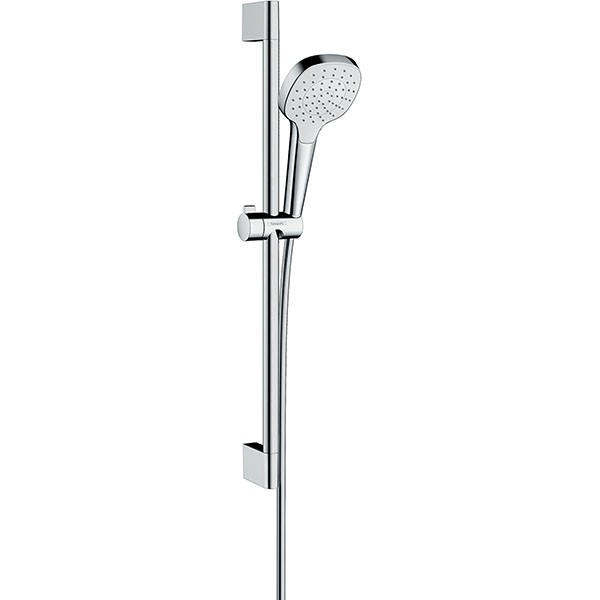 Hansgrohe Brausenset Croma Select E 1jet/Unica 650mm weiss/chrom