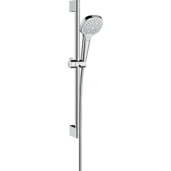 Hansgrohe Brausenset Croma Select E Multi EcoSmart/Unica 650mm weiss/chrom