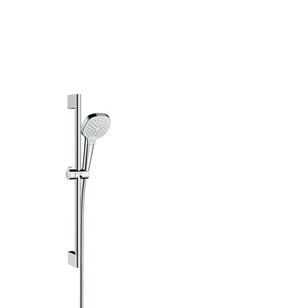 Hansgrohe Brausenset Croma Select E Vario EcoSmart/Unica 650mm weiss/chrom
