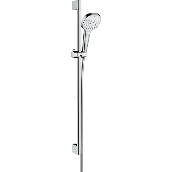 Hansgrohe Brausenset Croma Select E Vario EcoSmart/Unica 900mm weiss/chrom