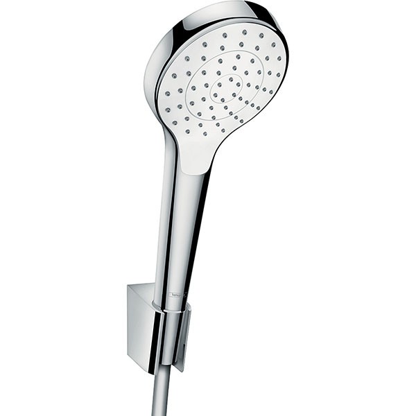 Hansgrohe Brausenset Croma Select S 1jet/ Porter S weiss/chr.Brauseschlauch 1250mm