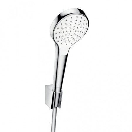 Hansgrohe Brausenset Croma Select S 1jet/ Porter S weiss/chr.Brauseschlauch 1600mm