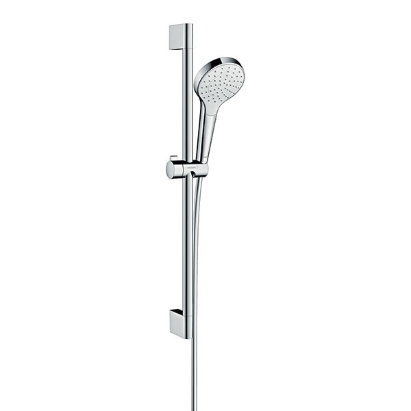 Hansgrohe Brausenset Croma Select S 1jet/ Unica'Crometta 650mm weiss/chrom