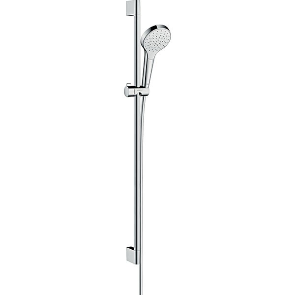 Hansgrohe Brausenset Croma Select S 1jet/ Unica'Crometta 900mm weiss/chrom