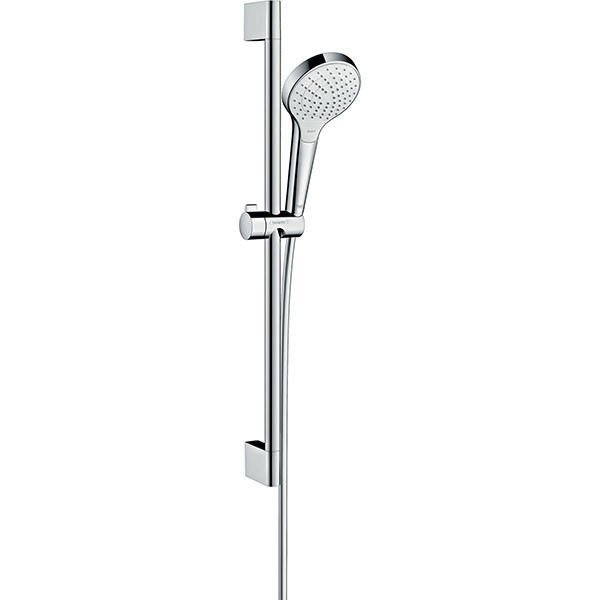 Hansgrohe Brausenset Croma Select S Vario EcoSmart/U'Crometta 650mm weiss/chrom