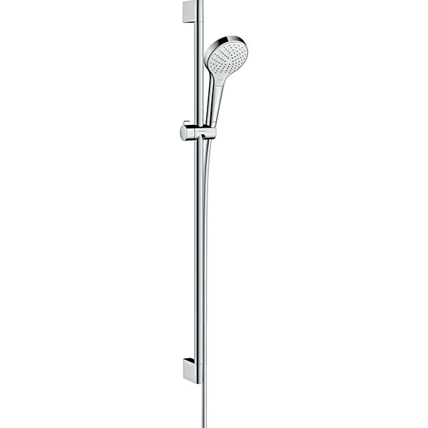 Hansgrohe Brausenset Croma Select S Vario EcoSmart/U'Crometta 900mm weiss/chrom