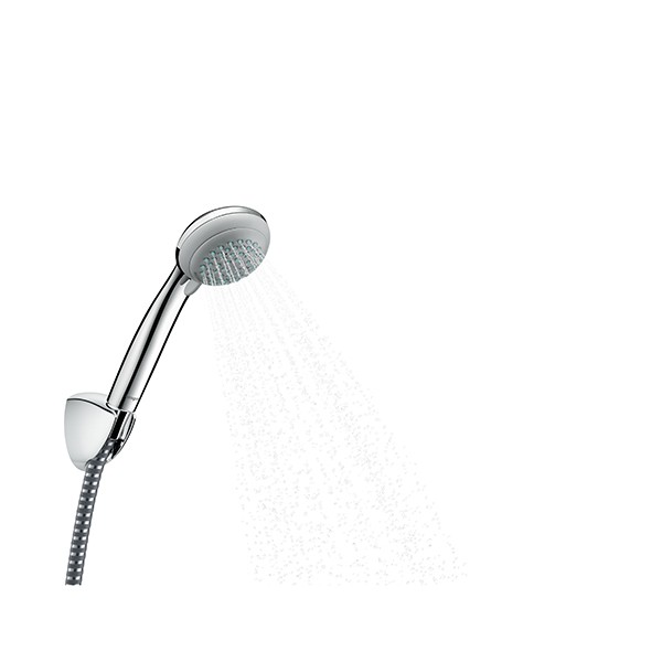 Hansgrohe Brausenset Crometta 85 Vario/Porter chrom mit Brausenschlauch 1250mm