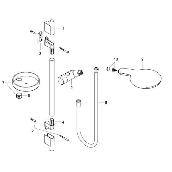 Hansgrohe Brausenset Raindance Select 150 Unica'S Puro 650mm chrom