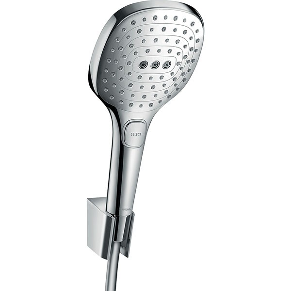 Hansgrohe Brausenset Raindance Select E 120 Porter'S chrom mit 1250mm Brauseschlauch