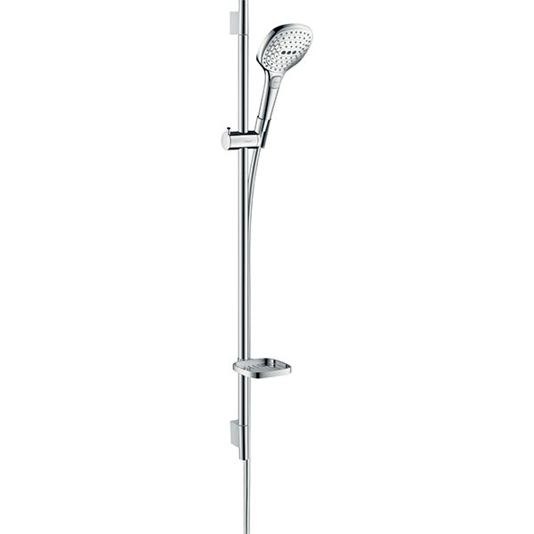 Hansgrohe Brausenset Raindance Select E 120 Unica'S Puro 900mm weiss/chrom