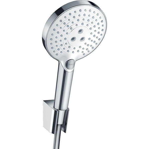 Hansgrohe Brausenset Raindance Select S 120 Porter'S weiss/chr.1600mm Brauseschlauch