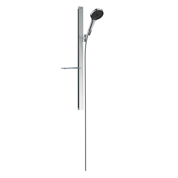 HG Brausenset Rainfinity 130 3jet Unica E 1500mm chrom mit Seifenschale