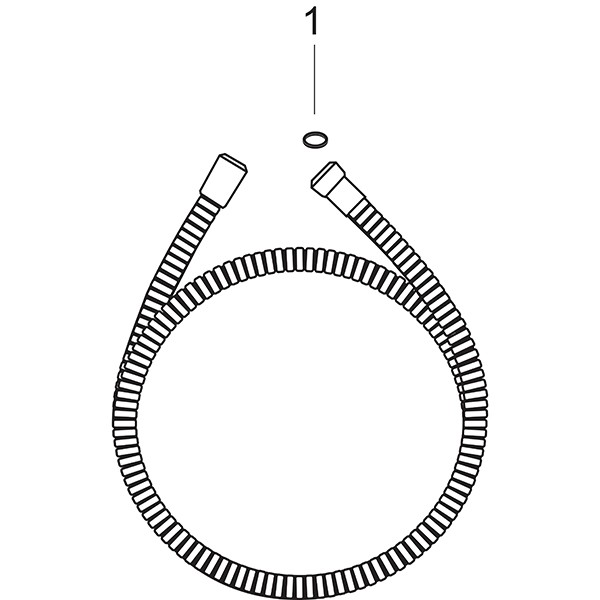 Hansgrohe Brauseschlauch Axor 2000mm chrom  