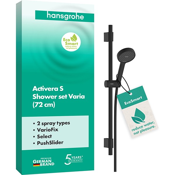 Hansgrohe Brauseset Activera Select S 95 2jet  EcoSmart mit Brausestange Typ 72 MSW