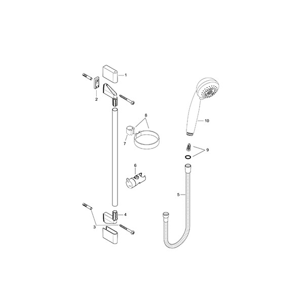Hansgrohe Brauseset Crometta 85 Multi  mit Unica Crometta Typ 65 chrom