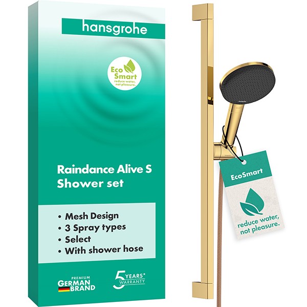 Hansgrohe Brauseset Raindance Alive Select S  125 3jet EcoSmart Unica 650mm PGO