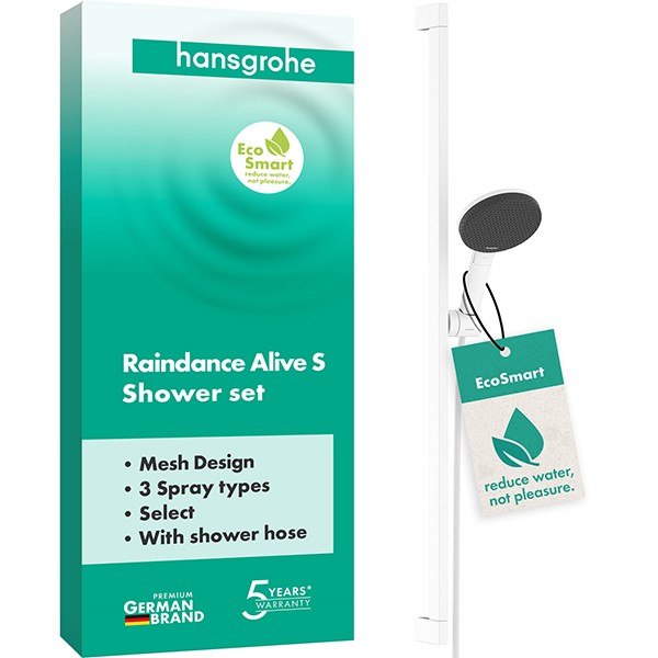 Hansgrohe Brauseset Raindance Alive Select S  125 3jet EcoSmart Unica 900mm MW