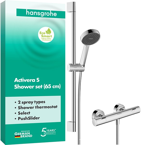 Hansgrohe Brausesystem Aufp. Activera Select S  95 2j EcoSmart m.Ecostat Fine Typ 65 chr
