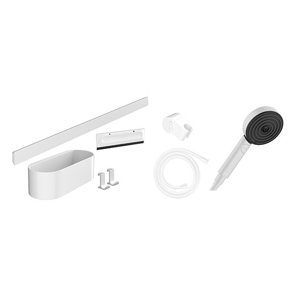 Hansgrohe Bundle WallStoris 105 3jetEco U'Pl 700 mattweiss