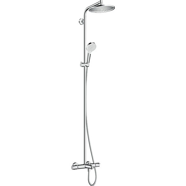 Hansgrohe Showerpipe Crometta S 240 für Wanne chrom mit Thermostat