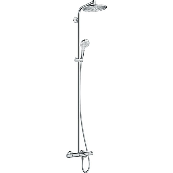 Hansgrohe Showerpipe Crometta S 240 für Wanne chrom mit Thermostat