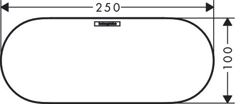 Hansgrohe Deckel WallStoris für Ablagekorbmattschwarz