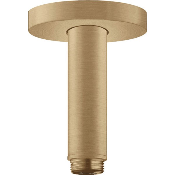 Hansgrohe Decken-Anschlussstück S DN15 100mm brushed bronze