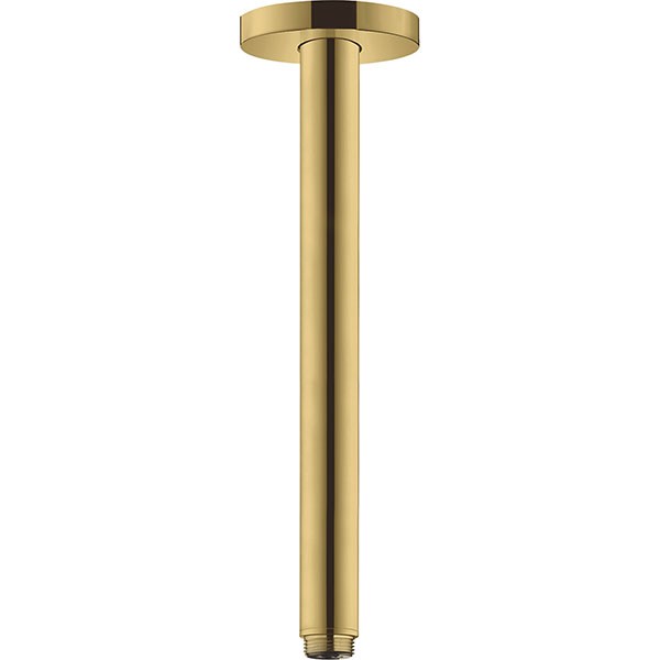 Hansgrohe Deckenanschluss S DN15 300mm polished gold 