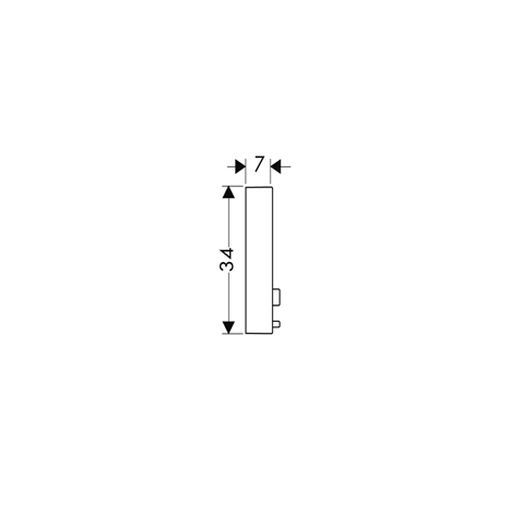 Hansgrohe Distanzscheibe Raindance Unica chrom  
