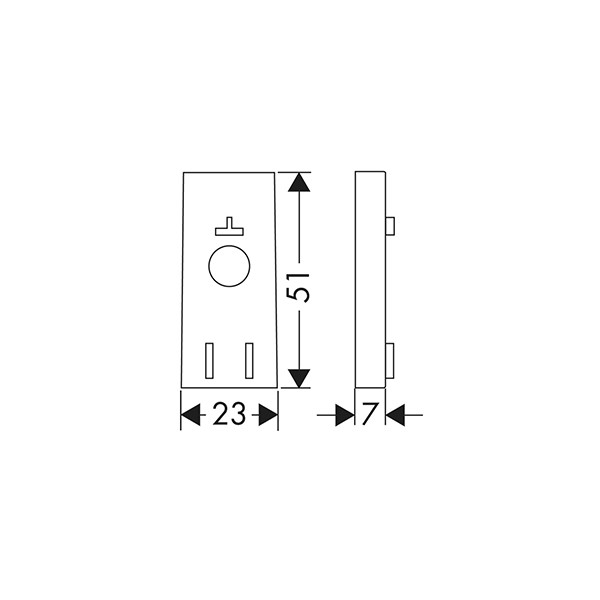 Hansgrohe Distanzscheibe Unica'S Puro chrom 